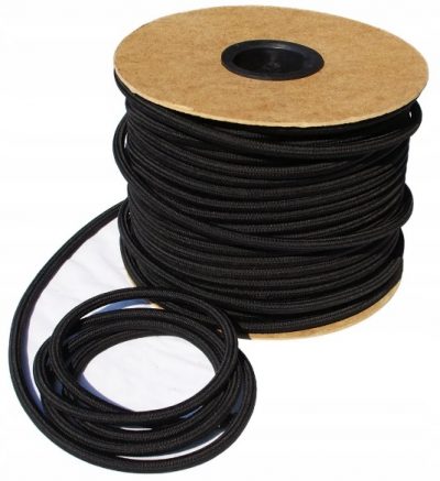 Шнур-резинка (эспандер) 8мм черный шэ